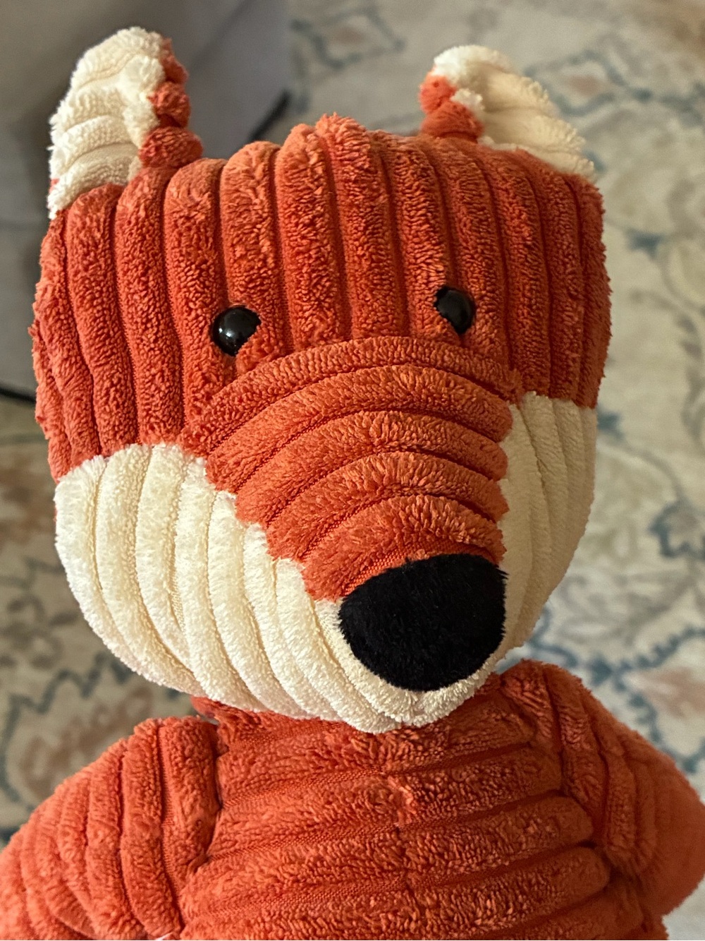 Jellycat 17" Cordy Roy Fox Plush London Corduroy Stuffed Animal Toy Orange - Picture 4 of 13